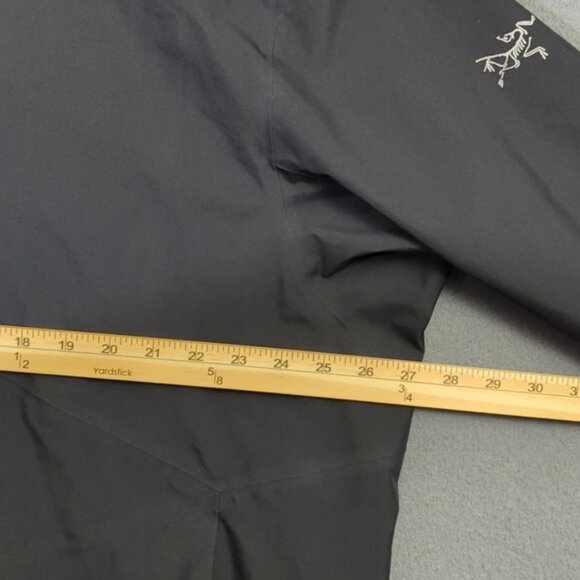 Arc'teryx Coat Men's XXL Black Sawyer Coat Lightweight Nylon With EPTFE Membrane - Picture 5 of 13